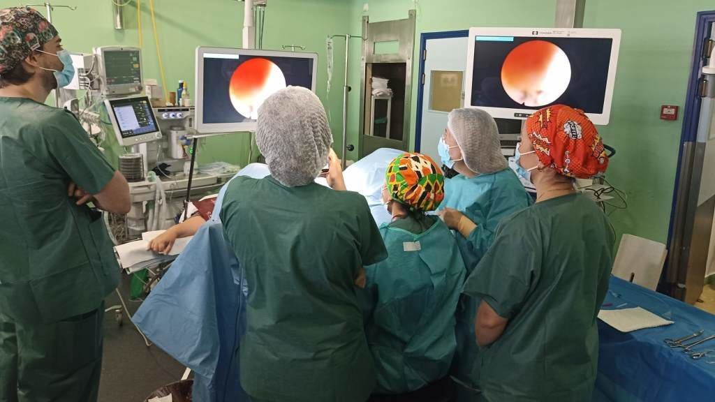 Intervención cirúrxica en Xinecoloxía, nunha imaxe de arquivo (Foto: Europa Press).