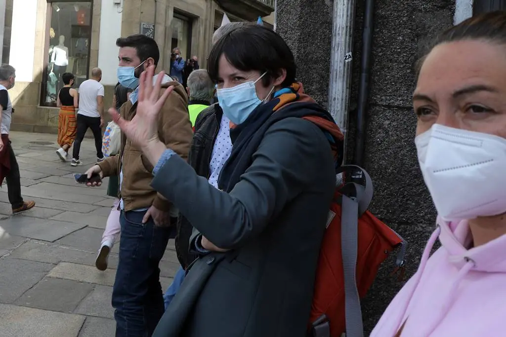  manifestaci&oacute;n de V&iacute;a Galega para reclamar
el derecho a la autodeterminaci&oacute;n