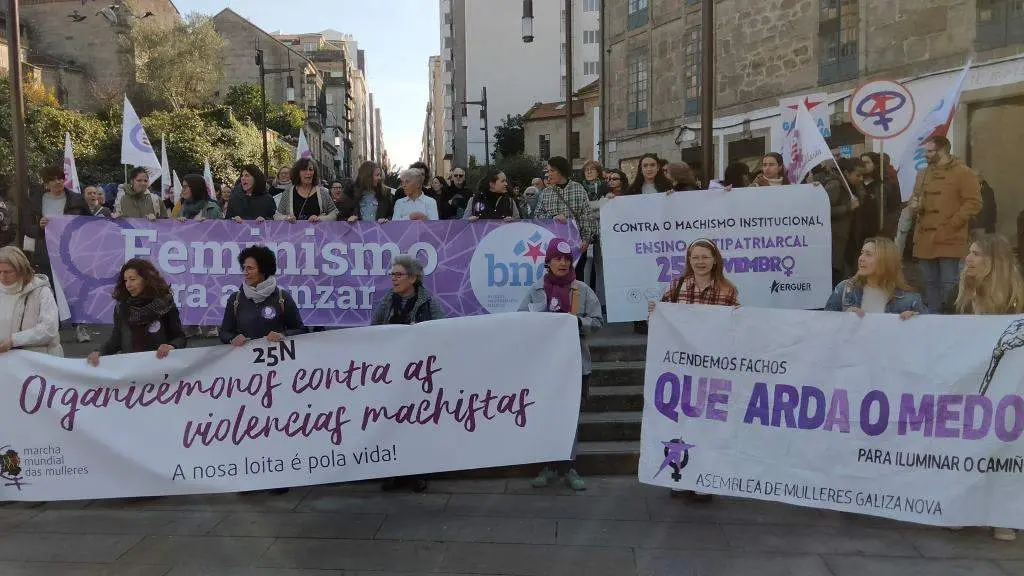 Concentraci&oacute;n este 25 de novembro en Pontevedra. (Foto: N&oacute;s Diario)