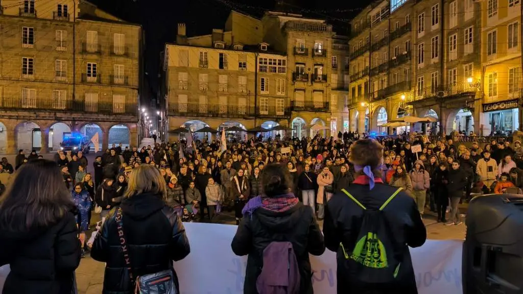 Manifestaci&oacute;n en Ourense con motivo do D&iacute;a Mundial contra a Violencia Machista. (Foto: N&oacute;s Diario)
