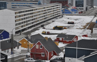 Barrio, de Nuuk, capital de Groenlandia
