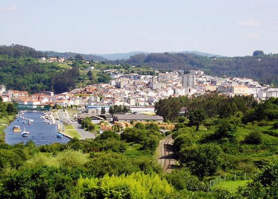 Galiza betanzos xeografía vila cidade territorio