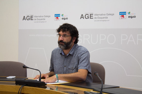 Juan Manuel Fajardo analizou a situación dos socorristas en Galiza. Foto: Adrián Ferro