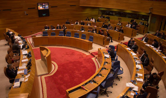 Pleno do Parlamento galego, 22 de febreiro de 2017.