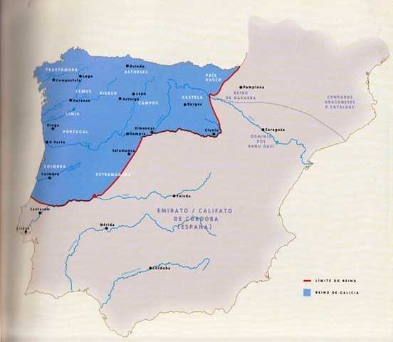 Mapa Reino de Galiza