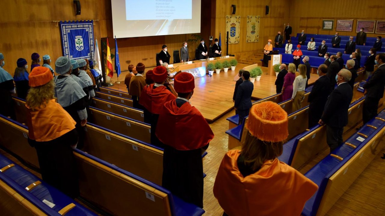 Acto inicio curso Universitario do 2020 en Vigo. (Foto: UVigo)