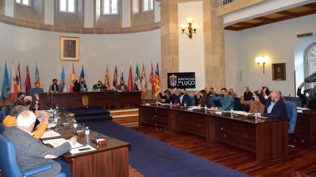 Imaxe de arquivo dun pleno na Deputación de Lugo. (Foto: Deputación)