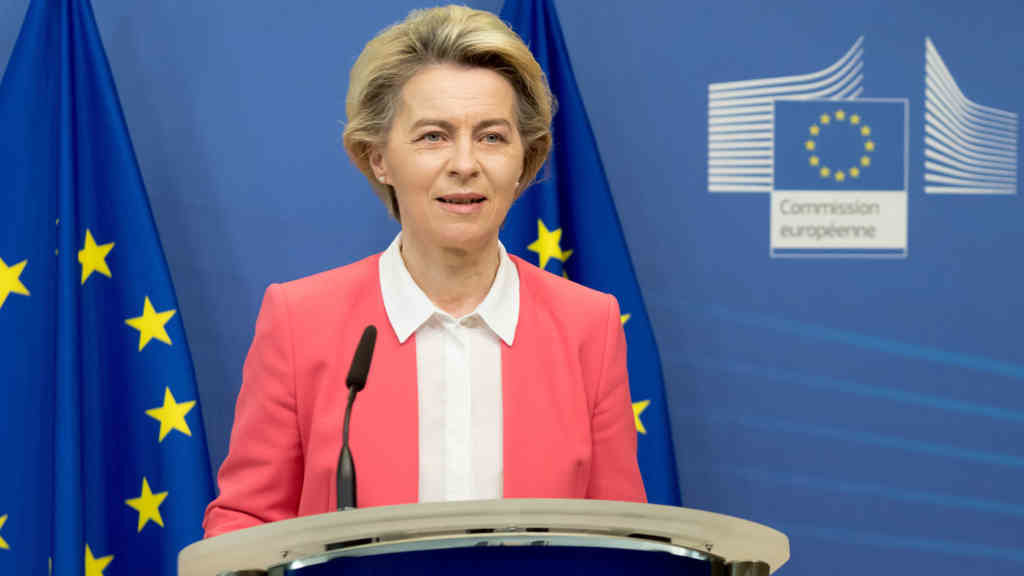 A presidenta da Comisión Europea, Ursula Von der Leyen (Etienne Ansotte / Pool Council Via / DPA)
