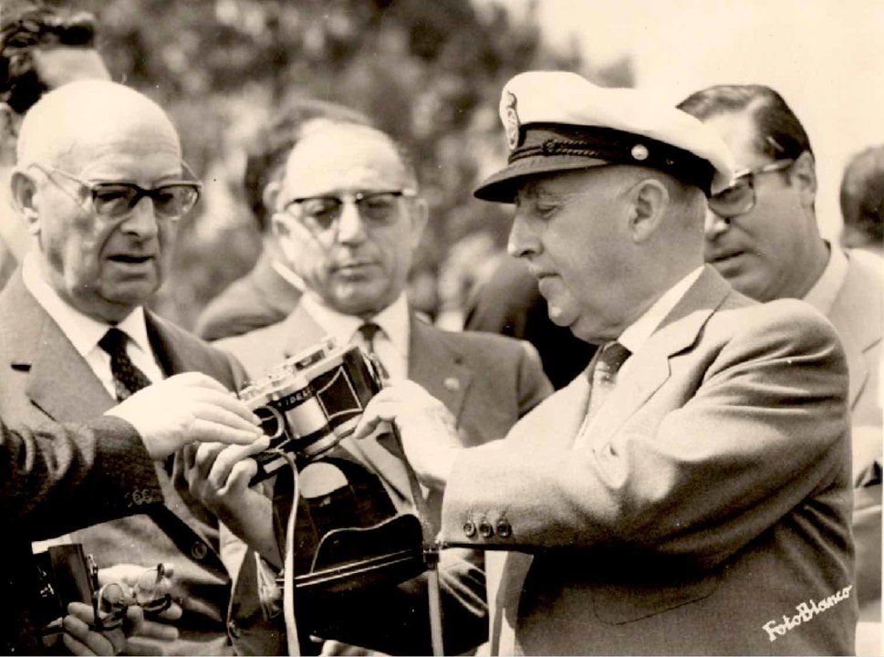 Pedro Barrié con Franco. 2 agosto 1965