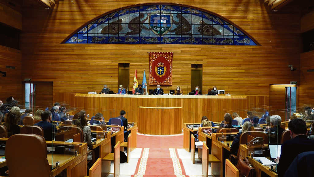 Pleno no Parlamento de Galiza nunha imaxe de arquivo. (Foto: Parlamento)