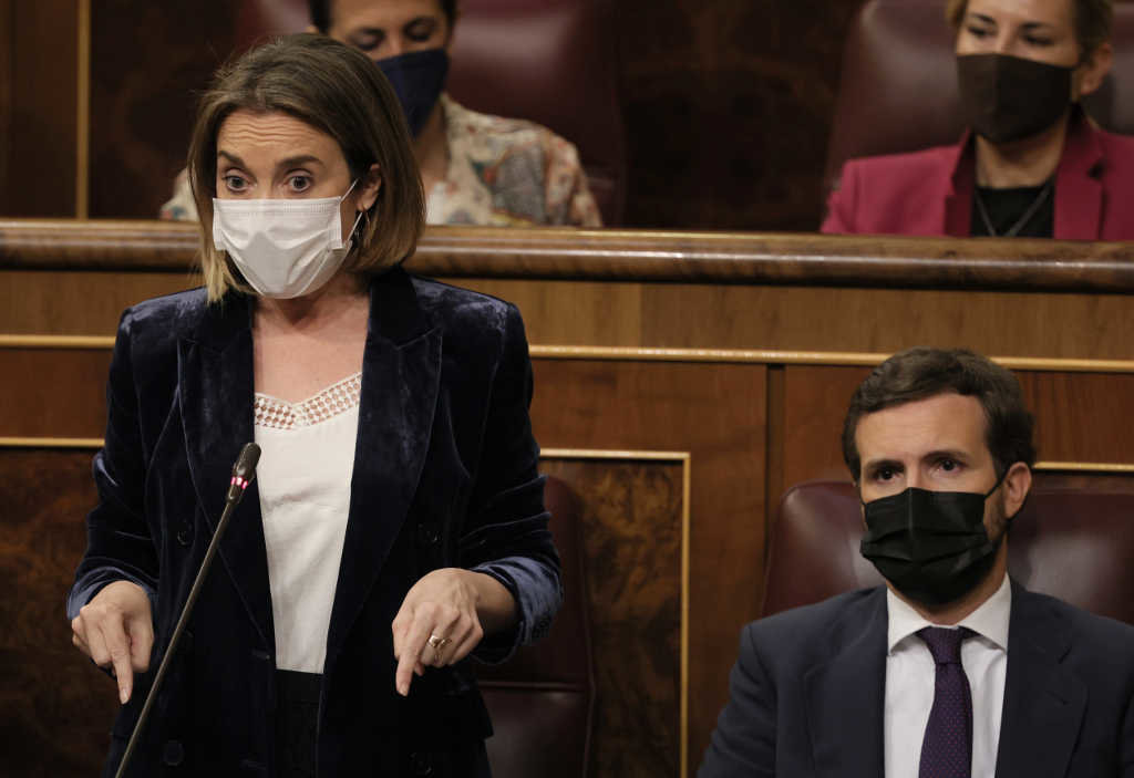 Cuca Gamarra, voceira do PP no Congreso, a semana pasada no lexislativo. (Foto: E. Parra. POOL / Europa Press)