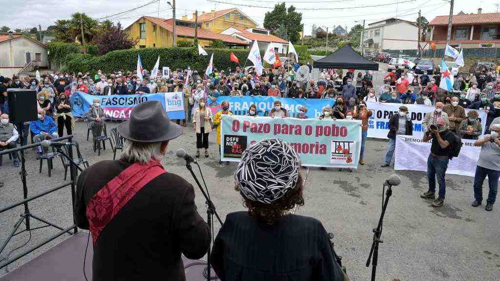 Manifestación en Sada en defensa do Pazo de Meirás o 19 de xuño de 2021. (Foto: M. Dylan / Europa Press)