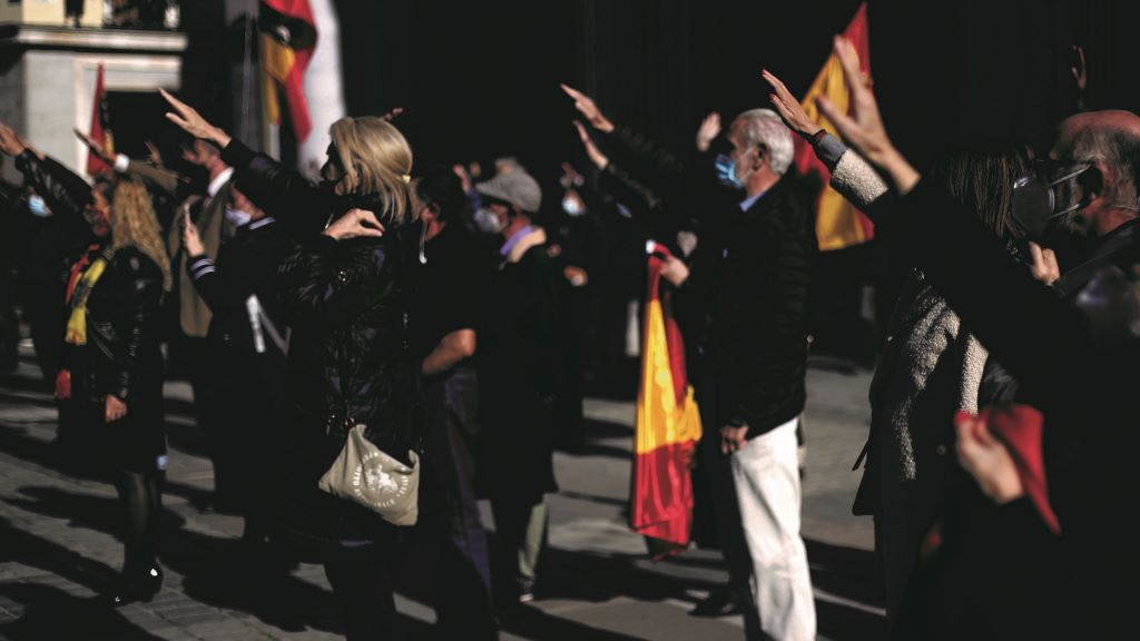 Acto de homenaxe a Franco e a Primo de Rivera. (Foto: Europa Press)