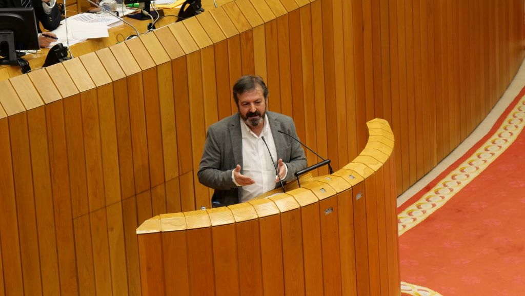 O deputado nacionalista Luís Bará no Parlamento. (Foto: Europa Press)