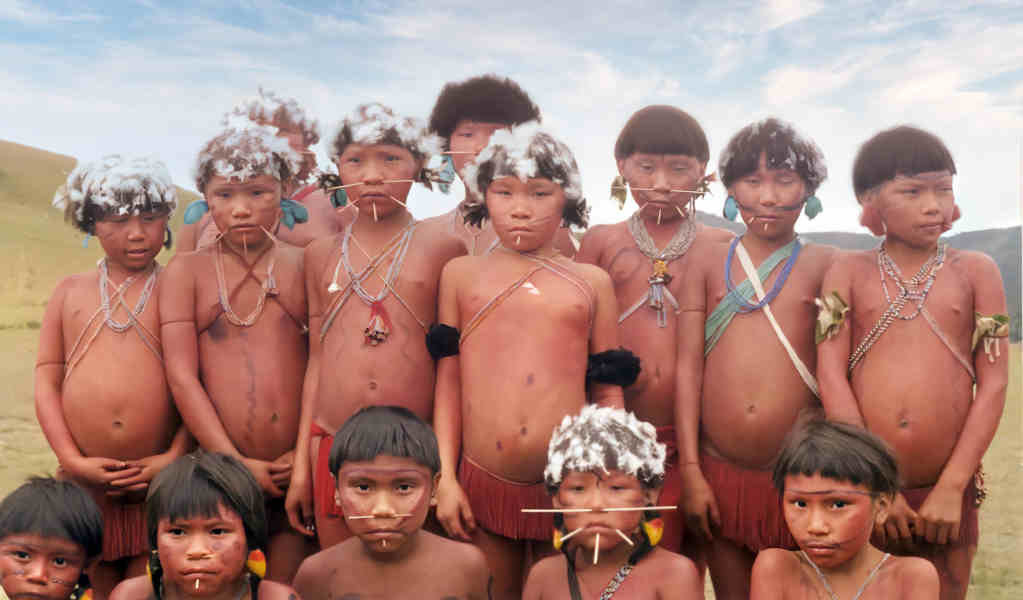 Indíxenas yanomami nunha imaxe de arquivo. (Foto: Ambar)