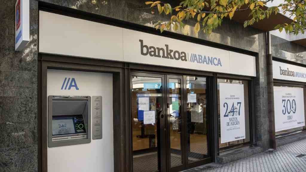 Oficina coa nova marca Bankoa Abanca, froito da integración da entidade vasca (Imaxe: Abanca).
