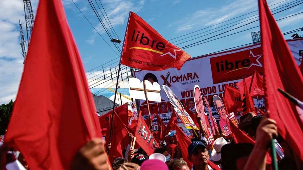 Acto de campaña en Tegucigalpa en apoio a Xiomara Castro. (Foto: Europa Press)