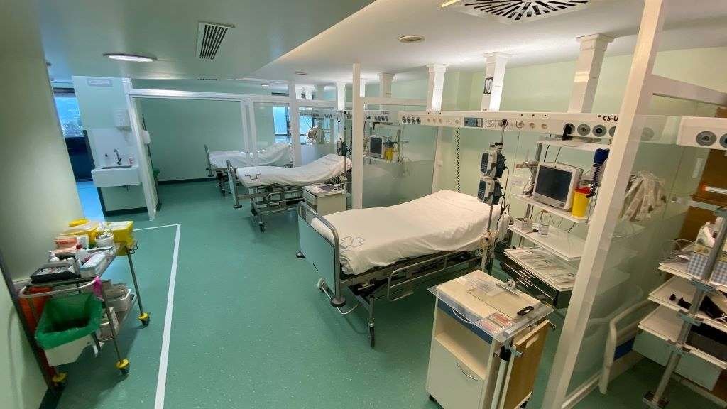 Área de reanimación do hospital Montecelo, en Pontevedra. (Foto: Xunta da Galiza)