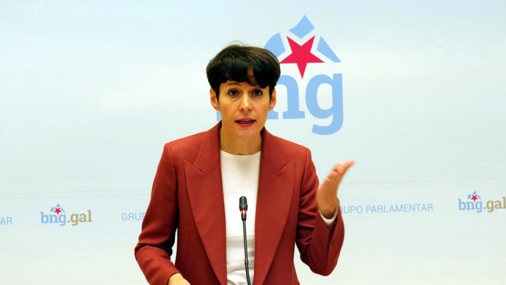 A voceira nacional do Bloque Nacionalista Galego, Ana Pontón. (Foto: Nós Diario)