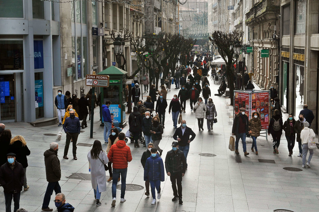 Rúas de Ourense nunha imaxe de arquivo. (Foto: Rosa Veiga/Europa Press)