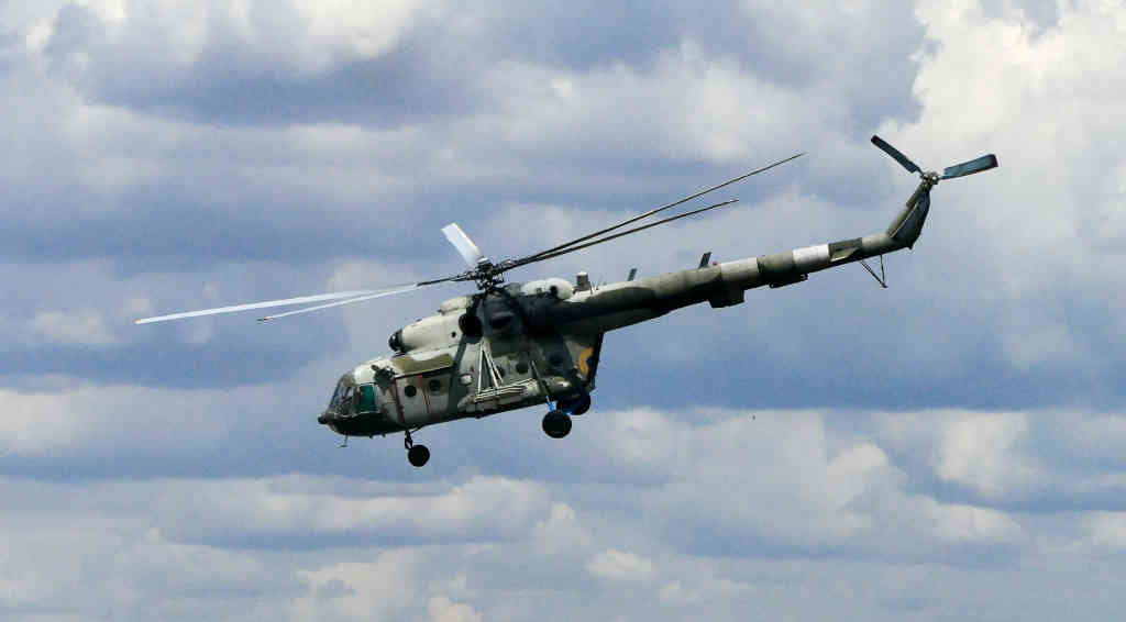 Helicóptero Mi-8 das Forzas Armadas ucraínas. (Foto: Igor Maslov / Sputnik / ContactoPhoto)