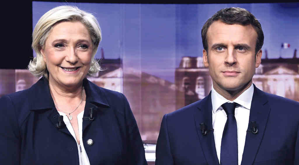 Marine Le Pen e Enmanuelle Macron disputarán a Presidencia. (Foto: Europa Press)