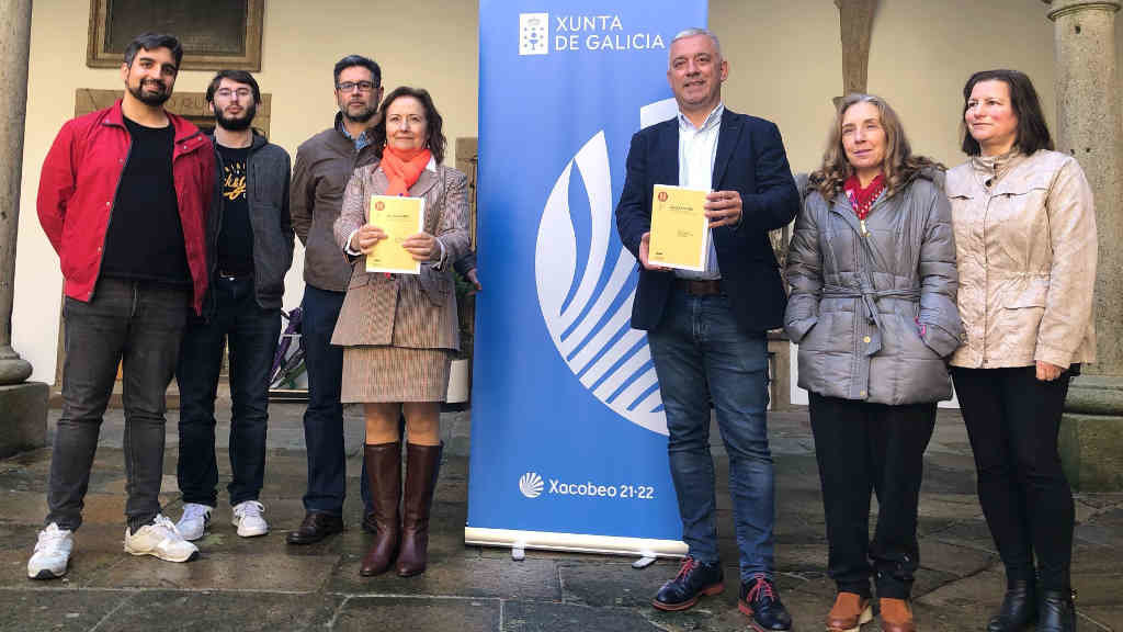 Presentación do libro no Pazo de San Roque, en Compostela (Foto: SAMD).