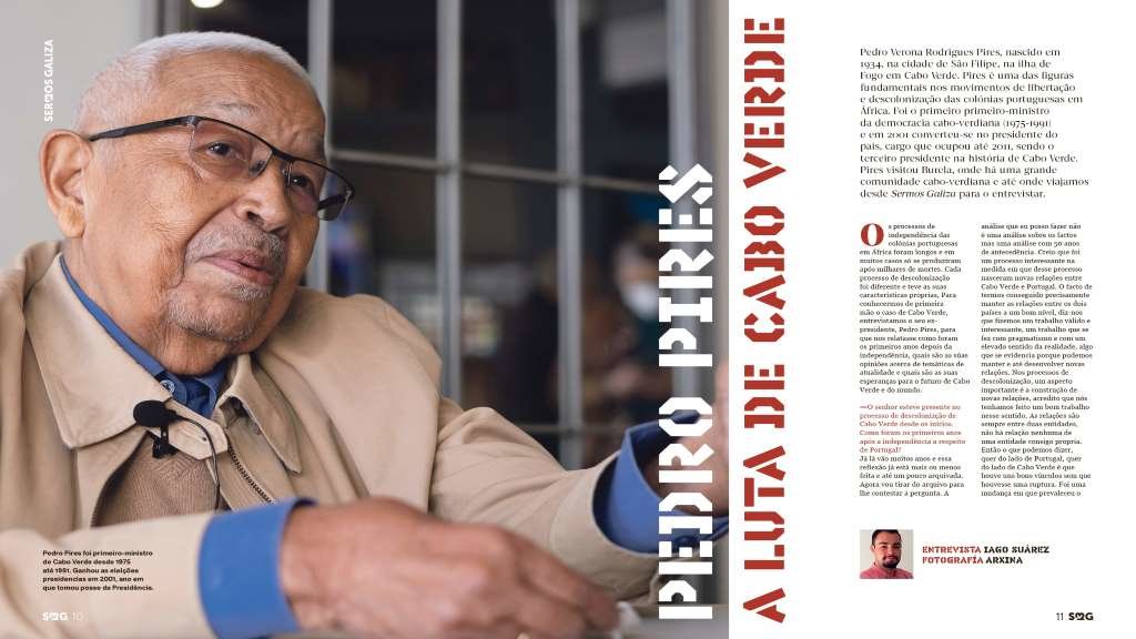 O ex primeiro ministro de Cabo Verde Pedro Pires é o entrevistado desta semana no 'Sermos Galiza'.