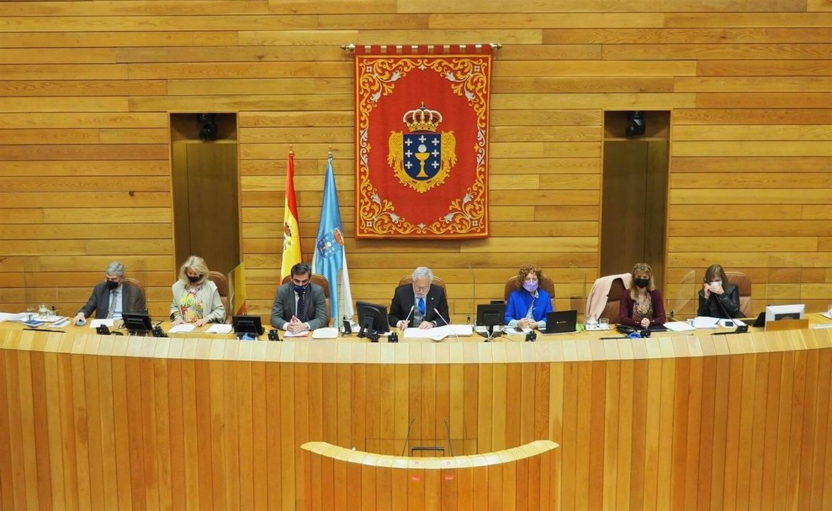 Mesa da Presidencia do Parlamento galego. (Foto: Nós Diario)