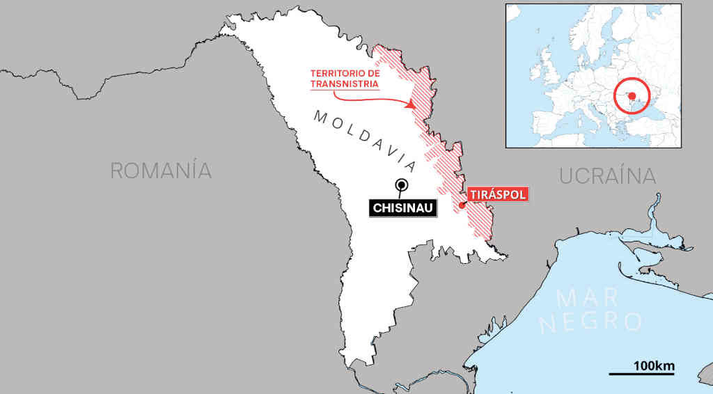 Transnistria está separada do resto de Moldavia polo río Dniéster. (Foto: Nós Diario)