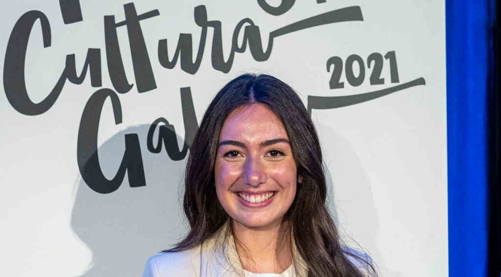 Esther Estévez, este sábado na gala do Premios da Cultura Galega. (Foto: Nós Diario)