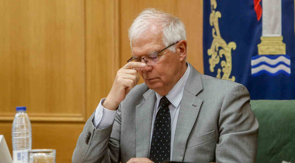 O xefe da Diplomacia da UE, Josep Borrell, afirmou que Ucraína debe buscar unha posición de forza antes de acceder ás conversas de paz. (Foto: Ricardo Rubio / Europa Press)