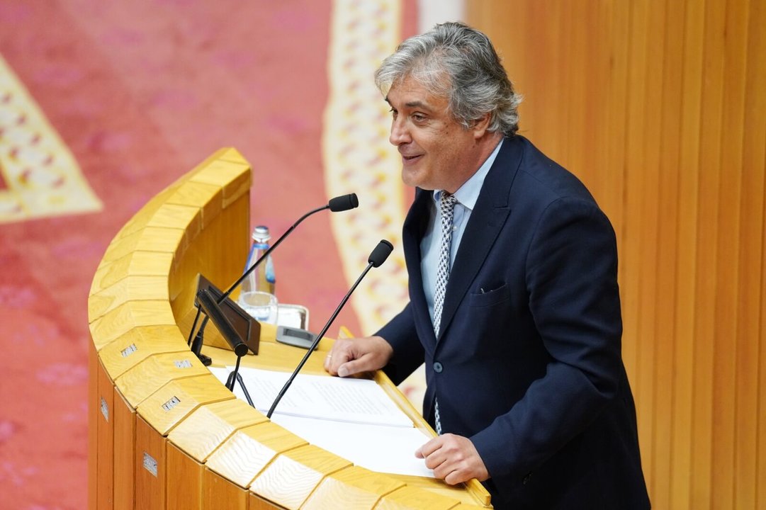 O portavoz parlamentar do PP, Pedro Puy. (Foto: Álvaro Ballesteros/Europa Press)