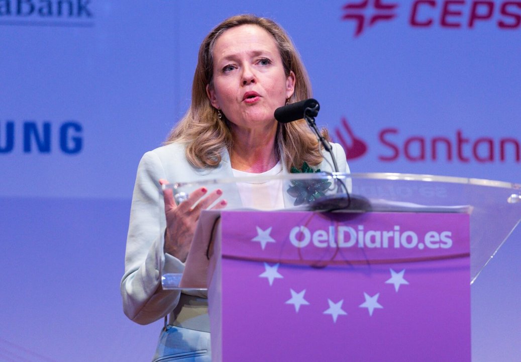 A vicepresidenta primeira do Goberno español, Nadia Calviño. (Foto: Europa Press)