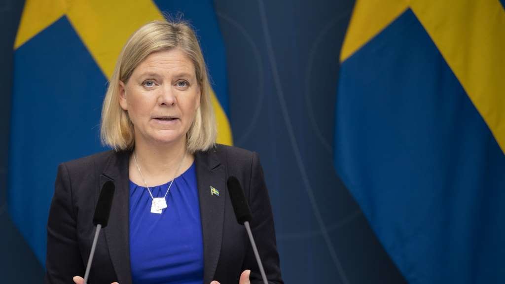 A primeira ministra de Suecia, Magdalena Andersson. (Foto: Ninni Andersson / Regeringskansliet)