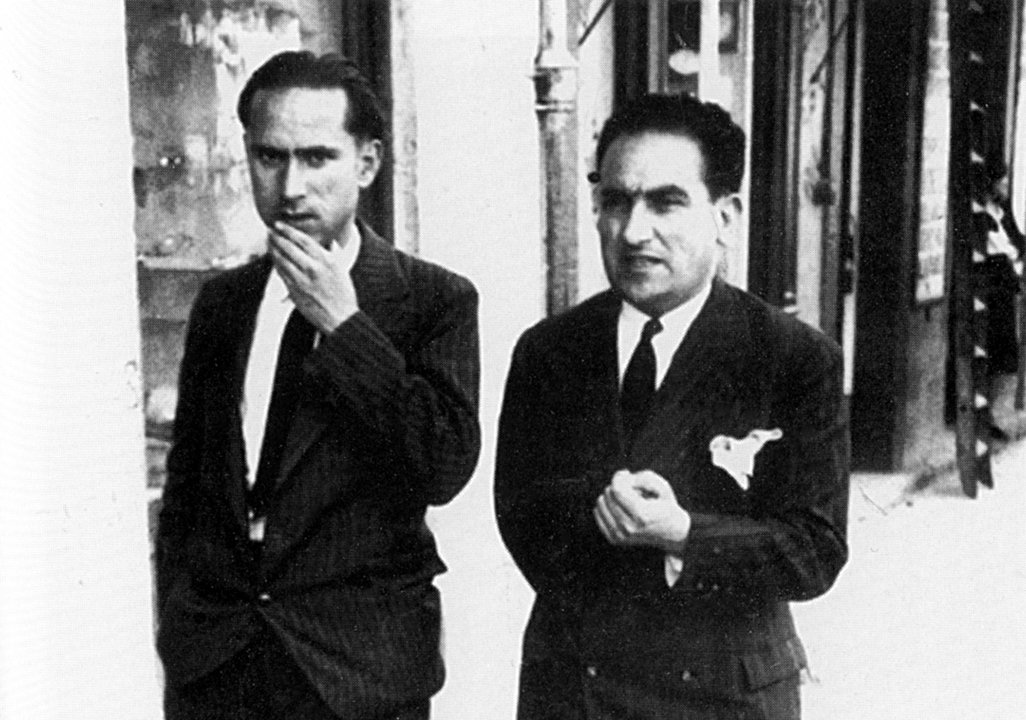 Delgado Gurriarán (á esquerda) seu irmán Edmundo.
