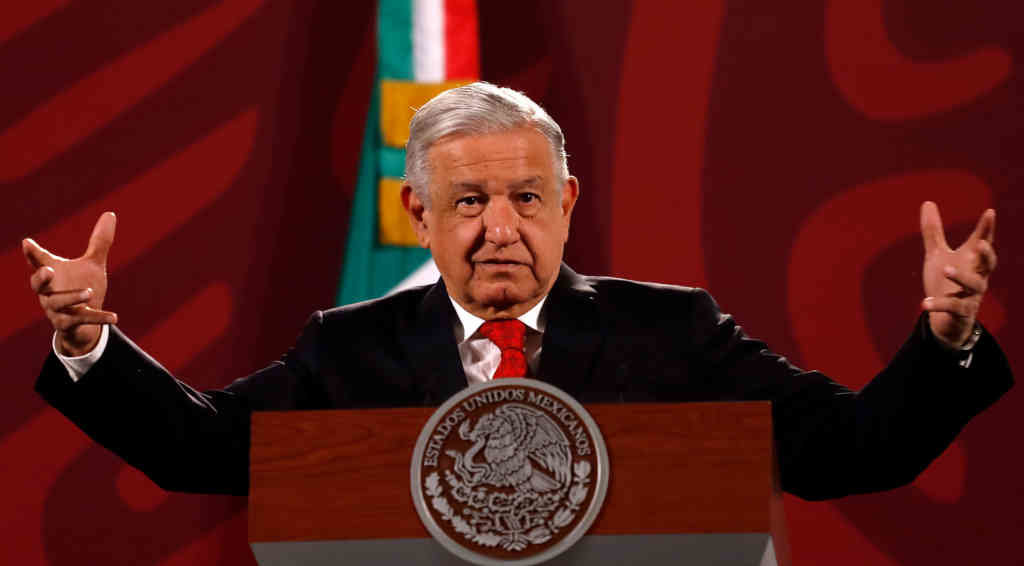 Andrés Manuel López Obrador, presidente de México, explicou os detalles do convenio sanitario asinado con Cuba. (Foto: Luis Barron / eyepix via ZUMA Pres / DPA)