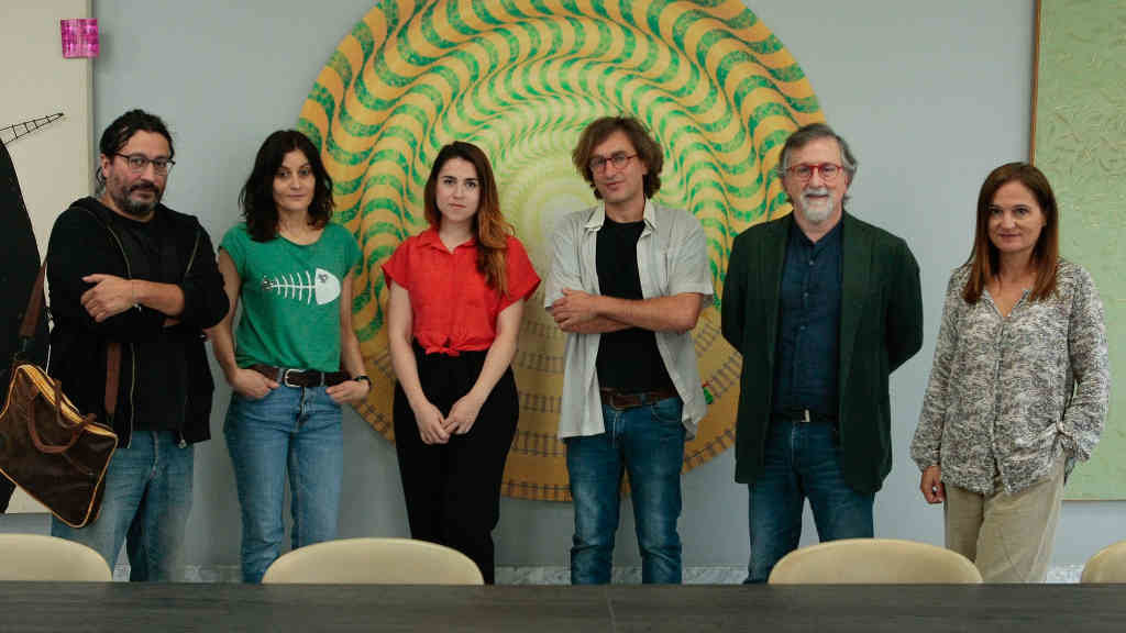 O xurado das Residencias no Pazo Mariñán (Foto: Nós Diario).