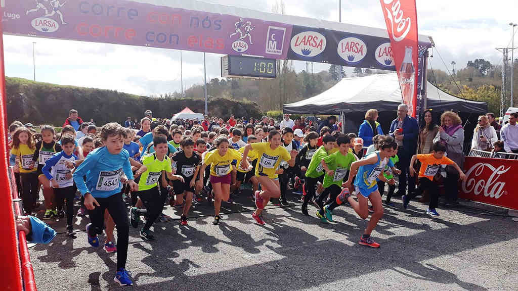 A carreira 'Corre con Elas' do circuíto 'Corre con Nós' de 2018 (Foto: Concello de Lugo).