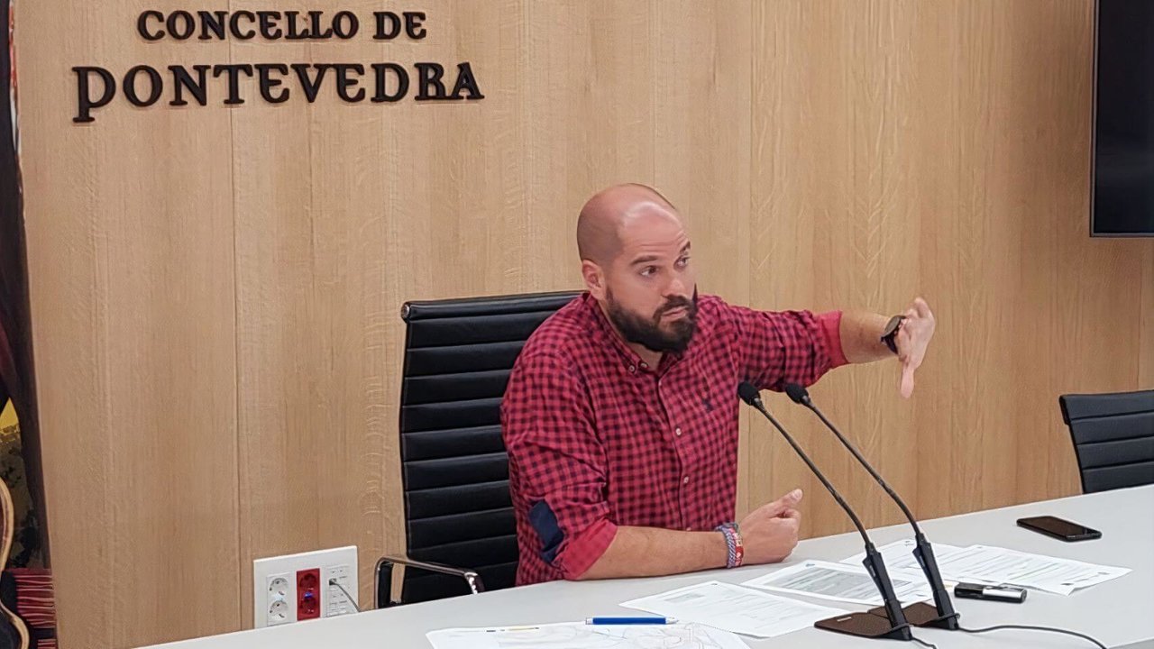 O concelleiro do PSdeG de Pontevedra Iván Puentes. (Foto: Europa Press)