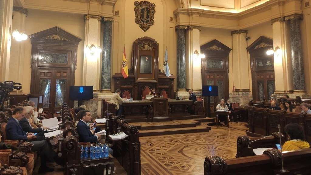 Pleno do Concello da Coruña. (Foto: Europa Press)
