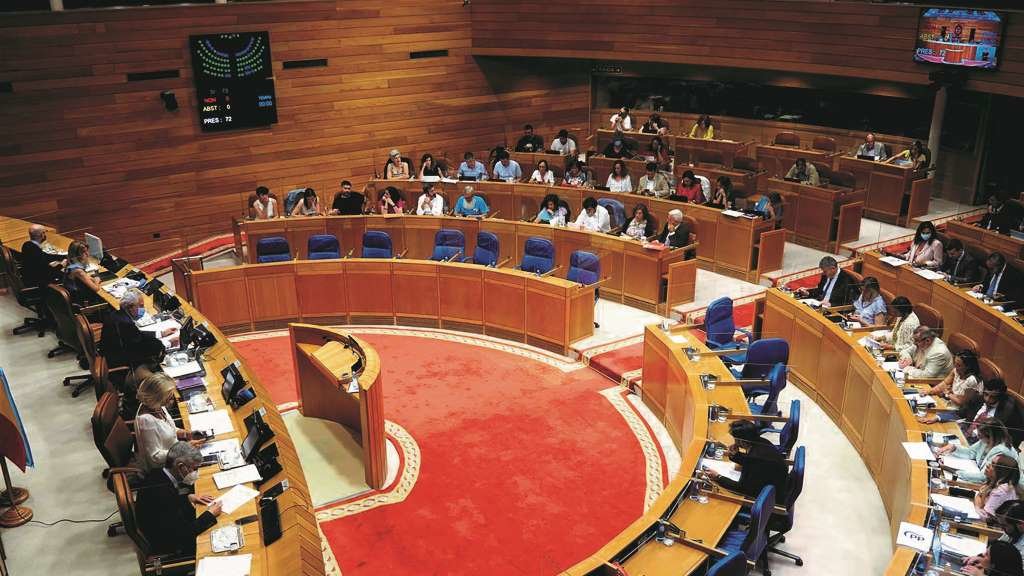 O Parlamento galego aprobará esta cuarta feira o teito de gasto de 2023. (Foto: Parlamento da Galiza)