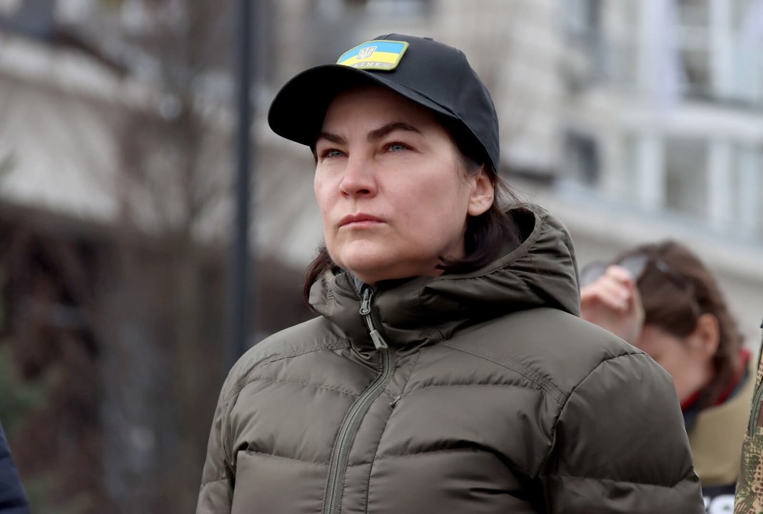 Irina Venediktova, nunha visita a Ucraína. (Foto: Europa Press)