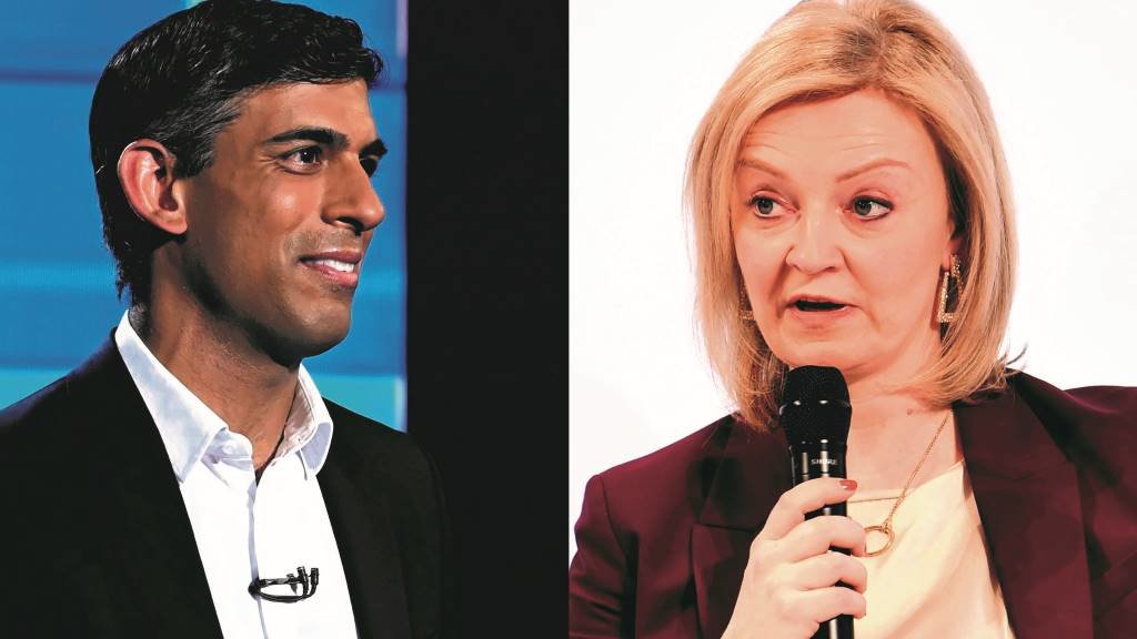 Rishi Sunak (esquerda) e Liz Truss (dereita). Un dos dous será o novo líder conservador e primeiro ministro británico. (Fotos: DPA)