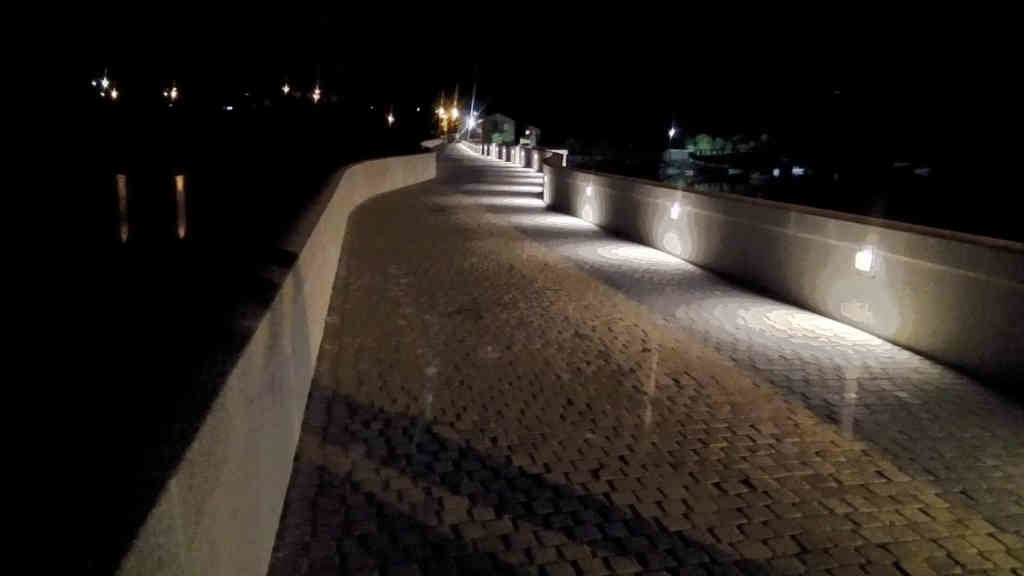 Nova iluminación da Ponte Nafonso (Foto: Xunta da Galiza)