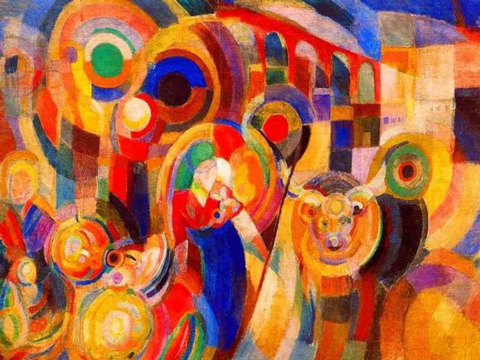 'Mercado no Minho', de Sonia Delaunay.