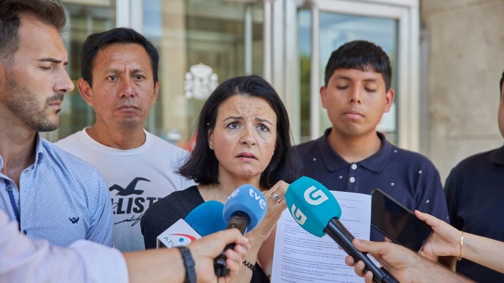 A portavoz das familias, María José de Pazo, nunha recente comparecencia ante os medios. (Foto: Jesús Hellín / Europa Press)