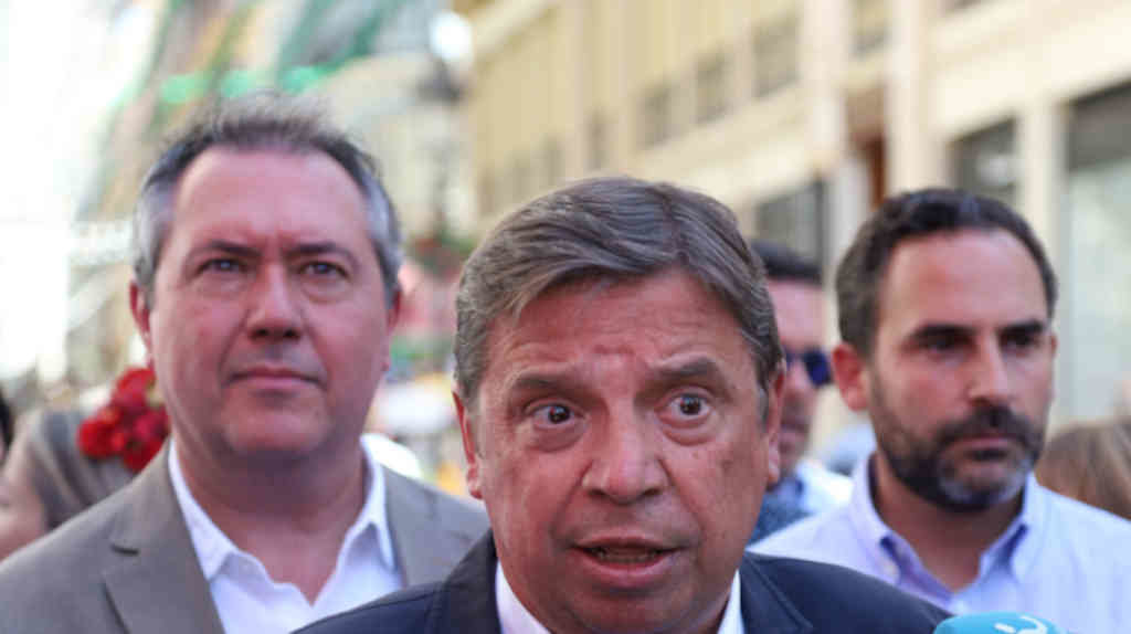 O ministro Luis Planas, esta terza feira (Foto: Álex Zea / Europa Press).
