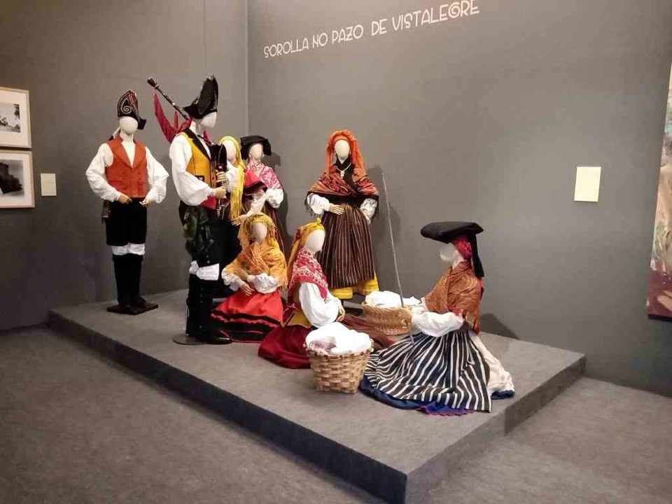 Vista da exposición de Ruth Matilda Andrerson no Edificio Castelao do Museo de Pontevedra.