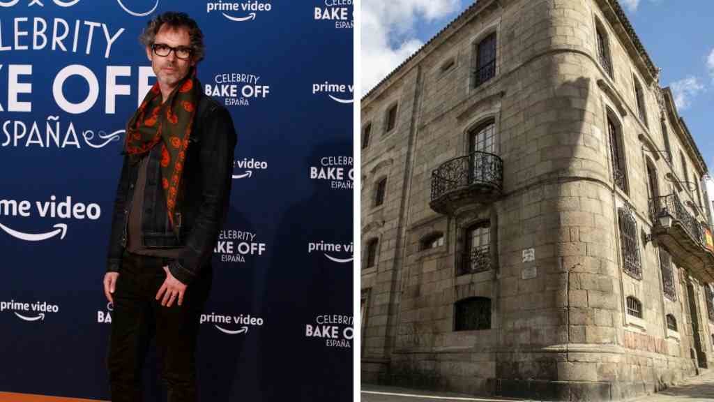 James Rhodes e a Casa Cornide. (Fotos: Europa Press/Concello da Coruña)